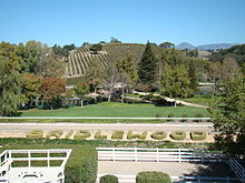 The starting line of The Amazing Race 20 was on the grounds of the Bridlewood Estate in the Santa Barbara wine country. Bridlewood Estate Winery.jpg