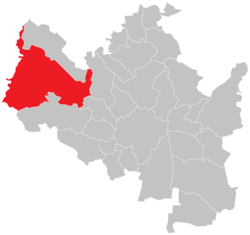 Lage von Bystrc in Brünn