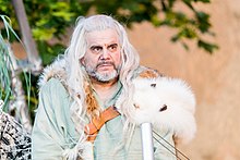 Bruno Cathomas 2018 als König Siegmund bei den Nibelungenfestspielen