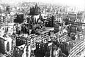 Der Pirnaische Platz nach den Luftangriffen auf Dresden im Februar 1945