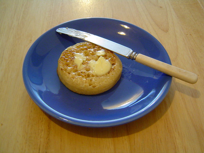 File:Buttered crumpet.jpg