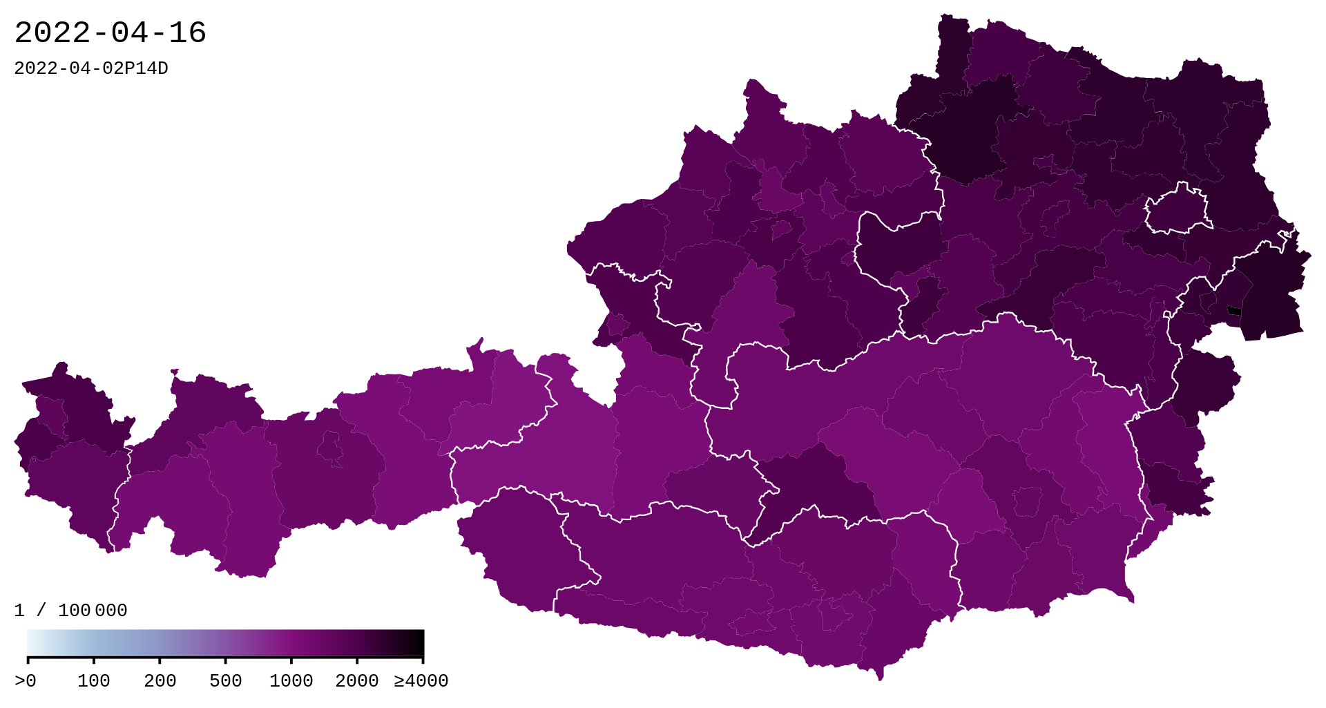 COVID-19 Austria cases per capita (last 14 days).svg