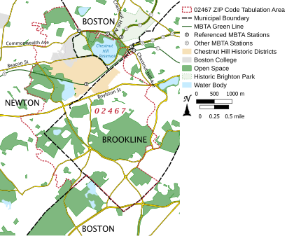 How to get to Chestnut Hill MA USA with public transit - About the place