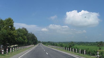 Faizabad bypass in India connects Delhi with NH 28 through Uttar Pradesh.