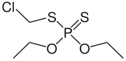 Strukturformel von Chlormephos