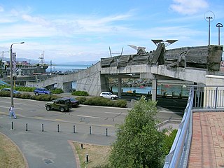 City to Sea Bridge Bridge in Wellington City, New Zealand