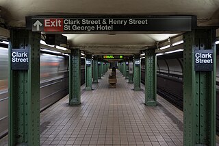 Clark Street station New York City Subway station in Brooklyn