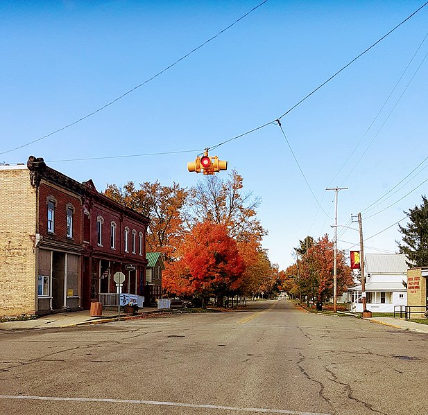 File:Clarksville MI on a fall day.jpg