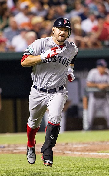 Ross with the Boston Red Sox in 2012