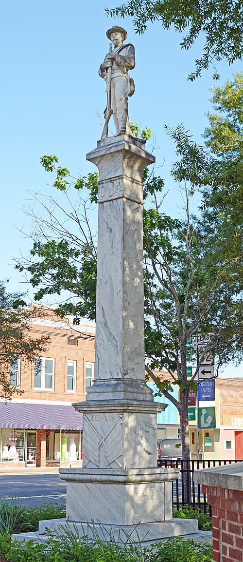 Confederate soldier memorial