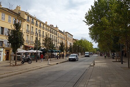 Cours Mirabeau, Aix en Provence, France