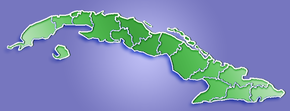 Baracoa trên bản đồ Cuba1