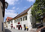 Gasthof Goldener Strauss / former  Post station and part of the city wall