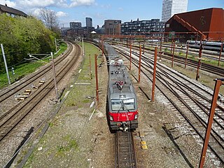 DSB EB 3212 at Østerport Station.