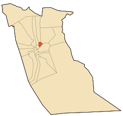 Location of Debila commune within El Oued Province