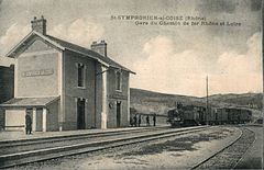 Delau - St-SYMPHORIEN s COISE - Gare du Chemin de fer Rhone et Loire.JPG