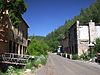 The tiny settlement of Mogollon in the Gila National Forest