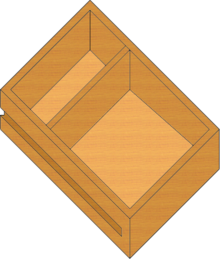 Drawing of a drawer with a false back Drawer-concealed.png