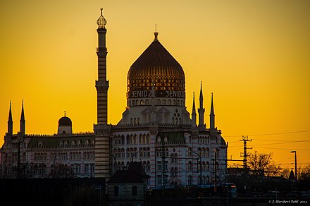 Yenidze, the "tobacco mosque"