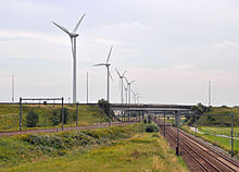 Knooppunt "Y Dudzele". Links: lijn 51B. Rechts: lijn 51A uit Zeebrugge.