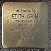 Edith Aron - Hochallee 81 (Hamburg -Harvestehude). Stolperstein.nnw.jpg