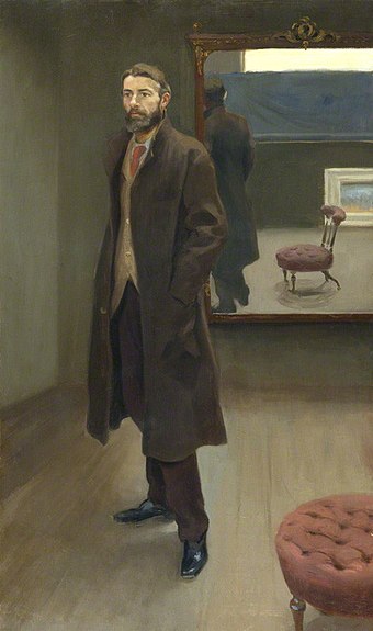 Edward Carpenter (1894) by Roger Fry (1866–1934), oil on canvas; given by the artist, 1930