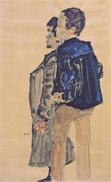 File:Egon Schiele - Rückenansicht zweier Knaben - 1910.jpeg