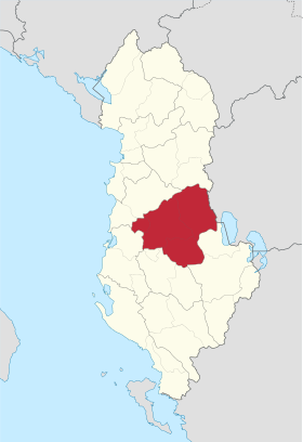 Localisation de Préfecture d'Elbasan