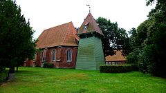 Katharinenkirche in Embsen, gotisch, Fenster im 18. Jh. barock und im 20. Jh. wieder gotisch umgestaltet