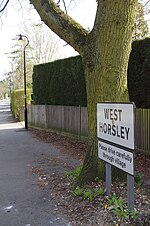Thumbnail for File:Entering West Horsley - geograph.org.uk - 3904160.jpg