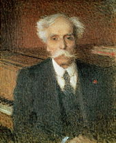 Ernest Laurent tarafından boyanmış, 1900'lerde Gabriel Fauré'nin portresi