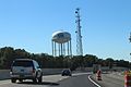 Escambia County water tower, Woodchuch Ave as seen from I10