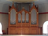 Evangelical Church (Fauerbach in front of the height) Organ 04.JPG