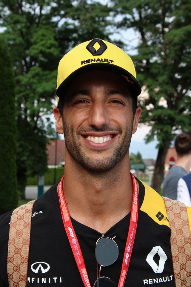 portrait of Daniel Ricciardo