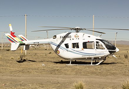 A Bolivian Eurocopter EC145
