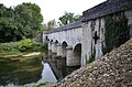 Puente del canal sobre el Sauldre