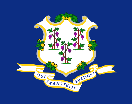 The flag of the state of Connecticut