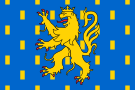 Flagge von Franche-Comté.svg