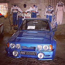 Ford Escort RS1700T at M-Sport, 2001. Ford Escort RS1700T Msport.jpg