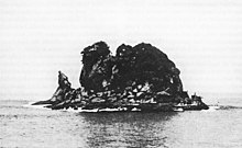 El Fraile Island before the construction of Fort Drum, c. 1909