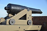 Fort Pulaski National Monument, chatham county, Georgia, U.S. This is an image of a place or building that is listed on the National Register of Historic Places in the United States of America. Its reference number is 66000064.