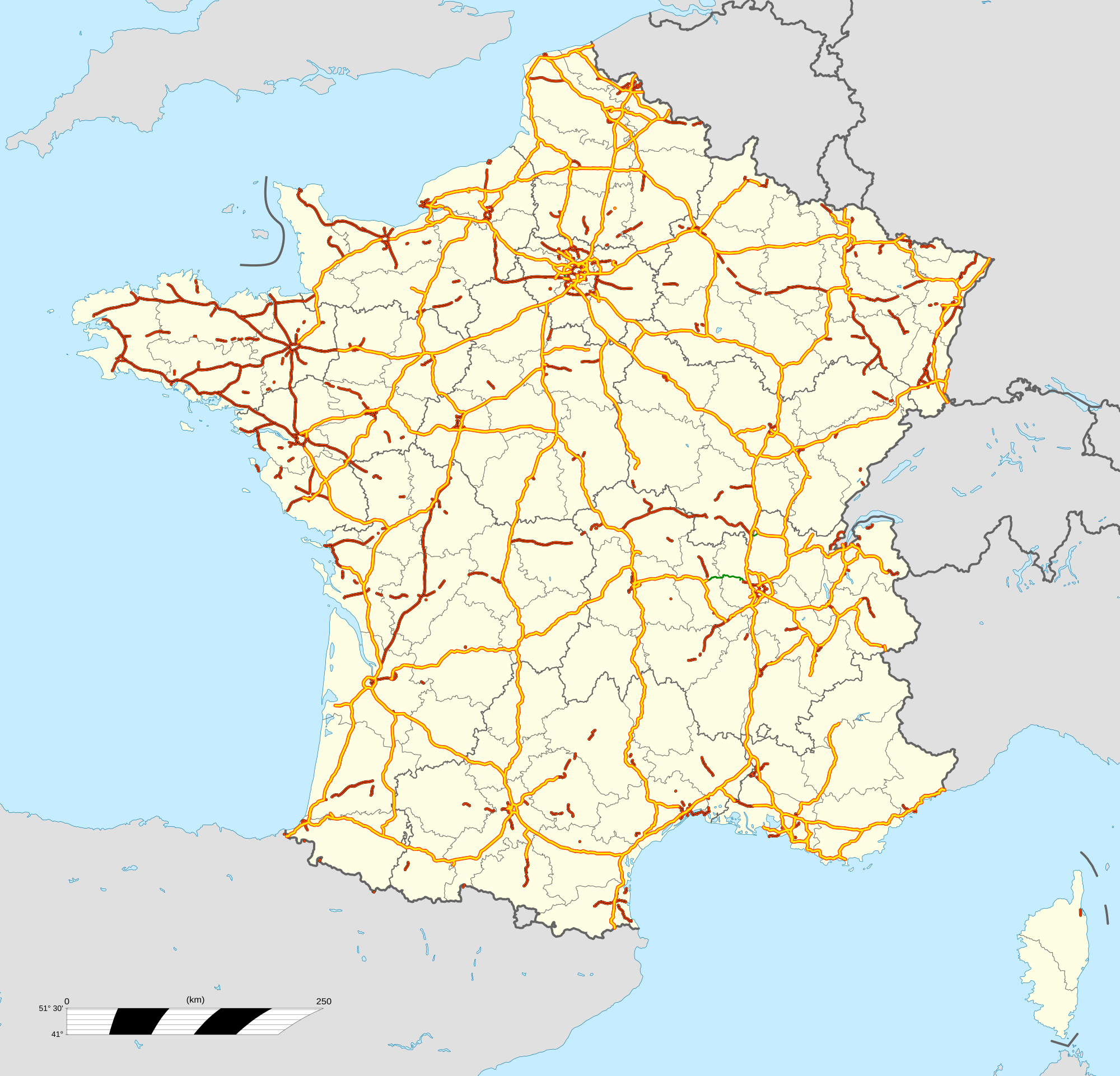 Carte Des Routes Nationales | tonaartsenfotografie