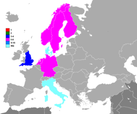 French women European Championship placements. PNG