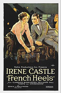 <i>French Heels</i> 1922 silent film romantic comedy