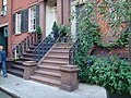 This photo is of Wikis Take Manhattan goal code F32, Greenwich Village stoop.