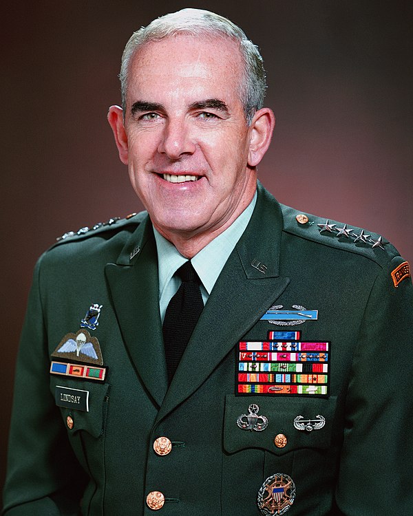 General James Lindsay, the first Commander in Chief, Special Operations Command