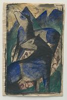 Zwei blaue Pferde, Two Blue Horses (1913), Solomon R. Guggenheim Museum, New York