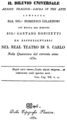 Gaetano Donizetti - Il diluvio universale - title page of the libretto - Naples 1830.png
