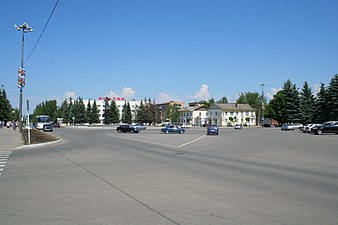 Place centrale de la ville