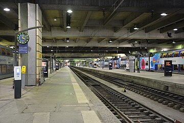 TGV terminal in Gare Montparnasse in Paris